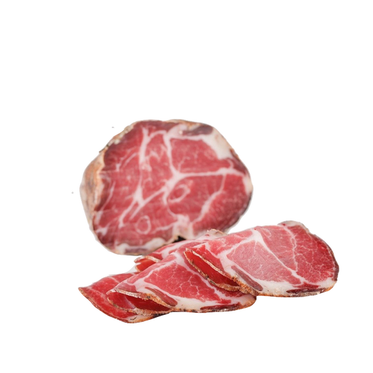Capocollo 100gr. (más delgada, más suave)