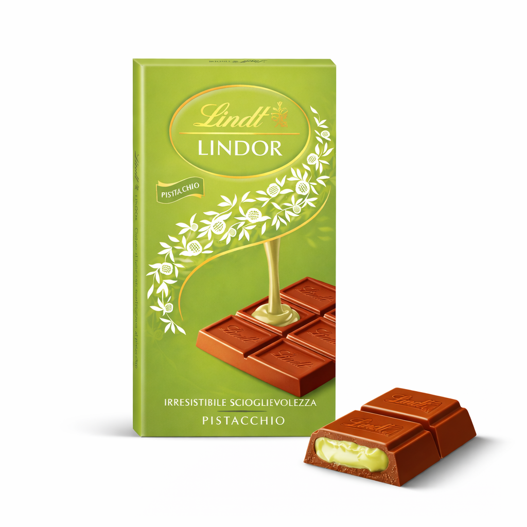 Chocolate Pistacho Lindor Lindt 100gr