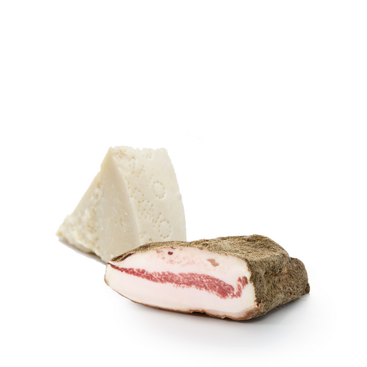 Guanciale y pecorino romano para carbonara, entrega en chile