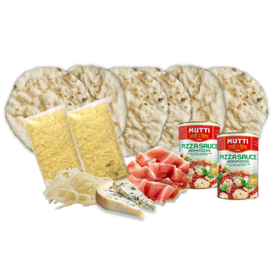 BiPack Speck e Zola - Kit de ingredientes para pizza italiana con speck y gorgonzola