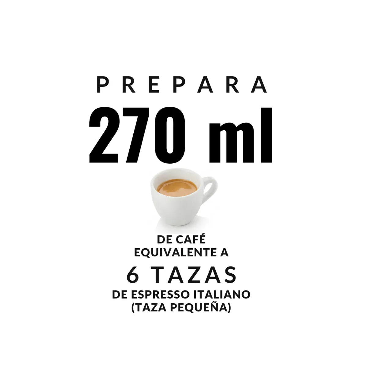 Cafetera Moka Express 6 Tazas