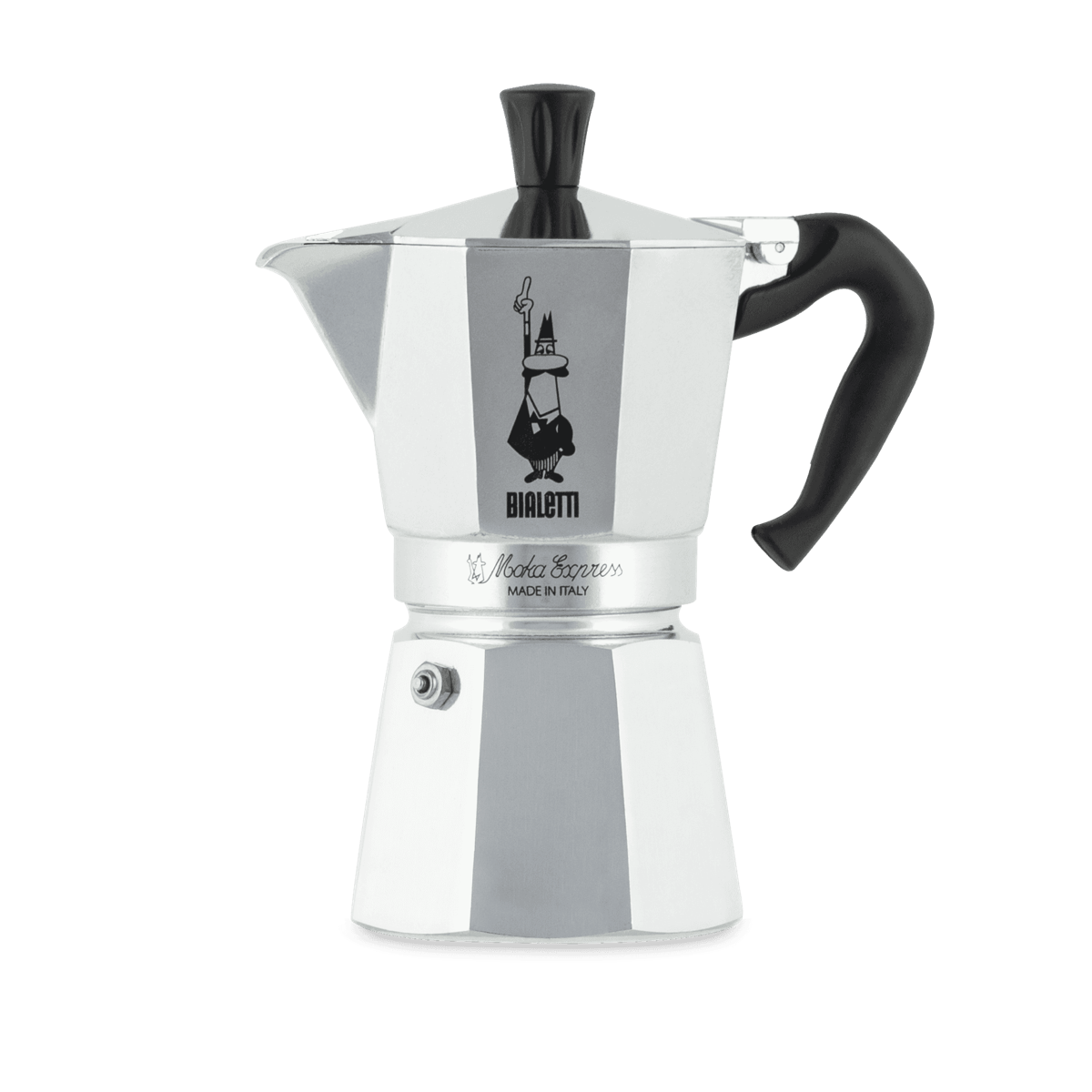 Cafetera Moka Express 6 Tazas, aluminio
