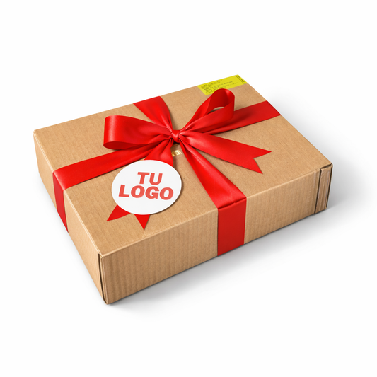 CAJA REGALO CINTA ROJA 