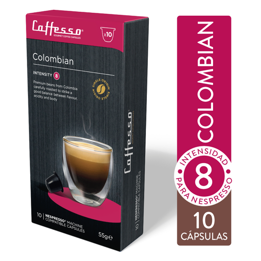 caja capsulas café nespresso x10