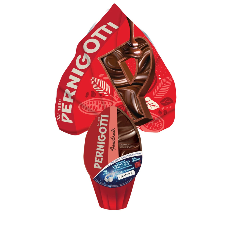 HUEVO CHOCOLATE FONDENTE PERNIGOTTI, sorpresa, regalo