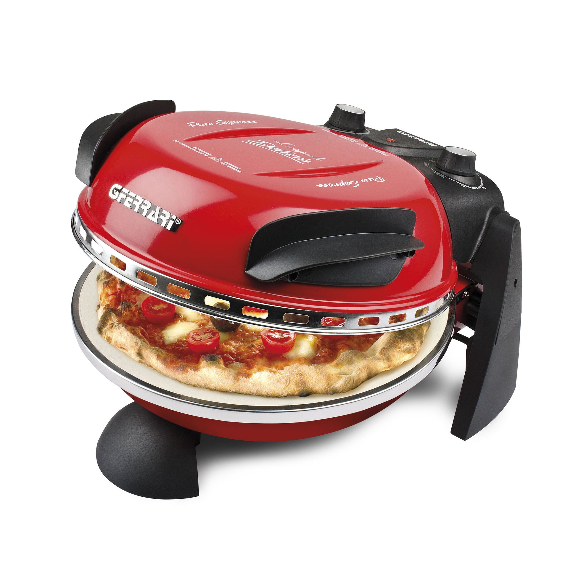 Horno de pizza G3 Ferrari Delizia rojo vista frontal