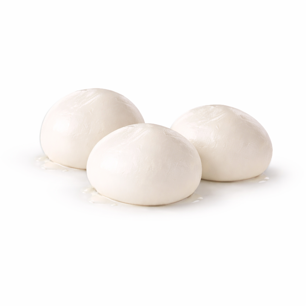 3 bolas de mozzarella fior di latte