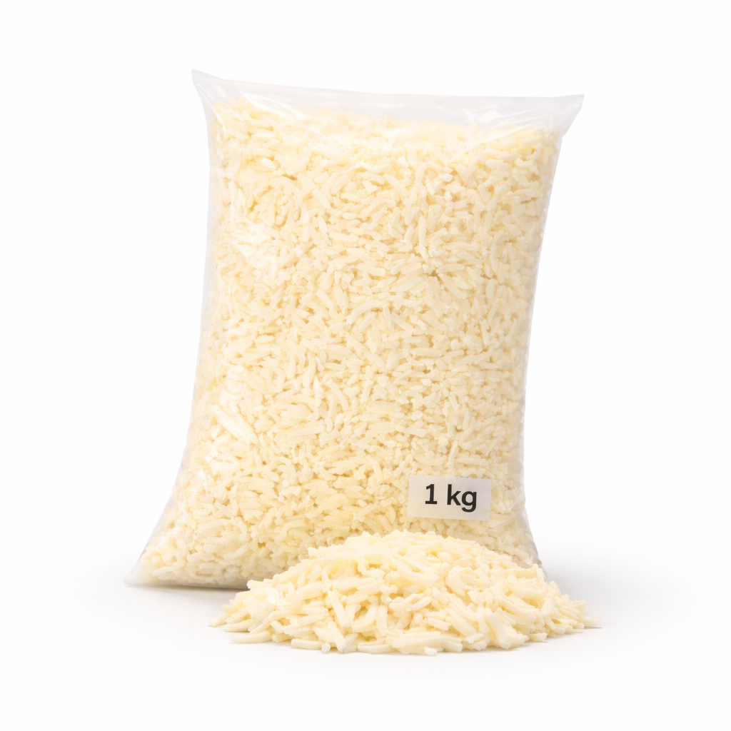 Mozzarella granulada Leprino 1kg – queso para pizza formato JUMBO Pack Classic Santiago