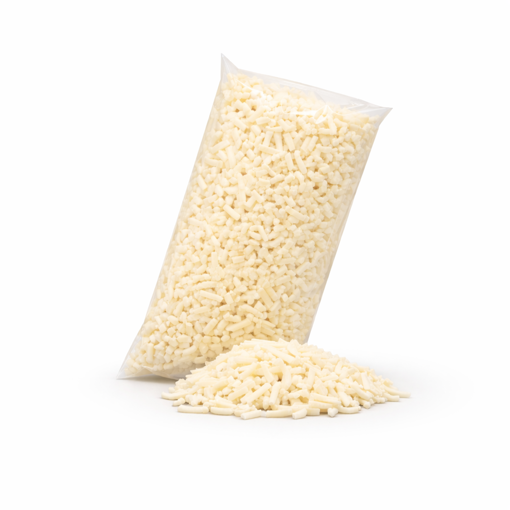 Mozzarella granulada Leprino 360gr – ingrediente BiPack Tres Leches pizza artesanal
