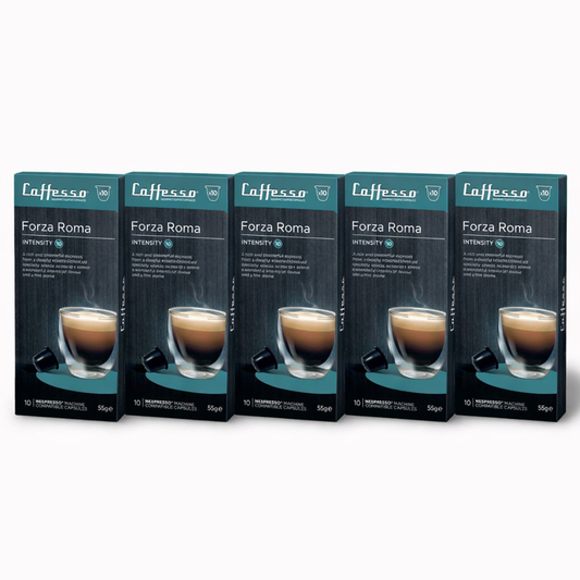 pack cafe caffesso capsulas roma x5