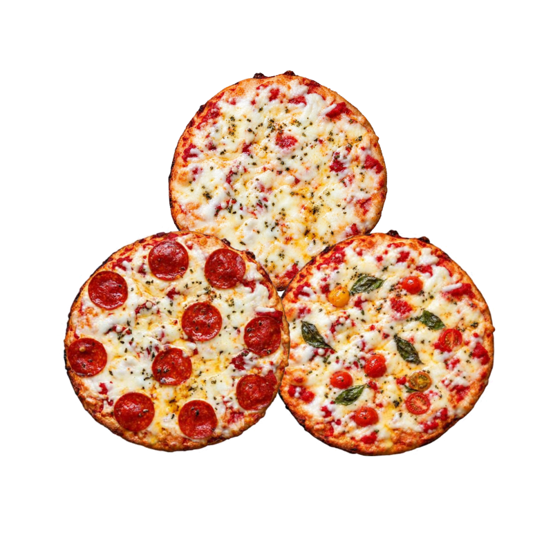 Pack Pizzetas Variadas 22 cm – Pepperoni, Margarita y Mozzarella | Similae