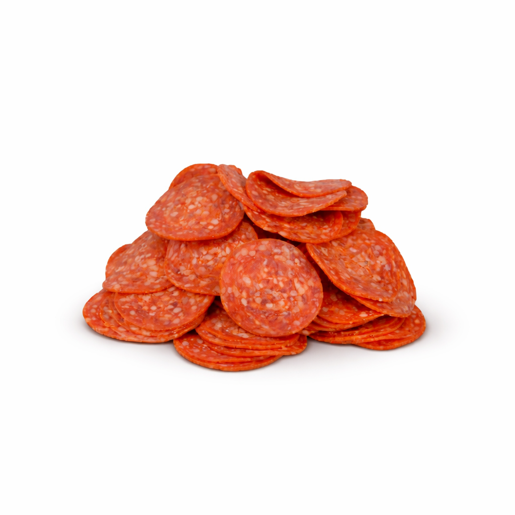 Pepperoni americano laminado – ingrediente BiPack Americano pizza artesanal Santiago