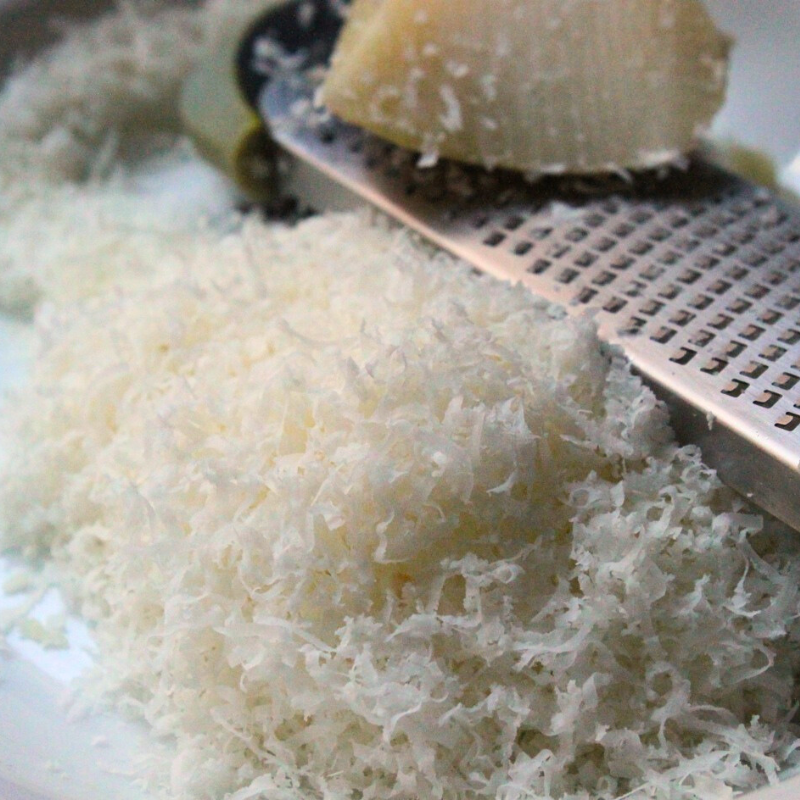 rallado delgado y fino