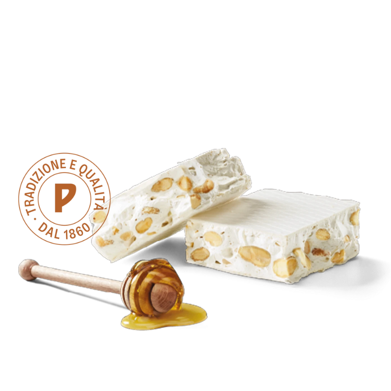 TURRON CORTE TRANSVERSAL ALMENDRA PNG