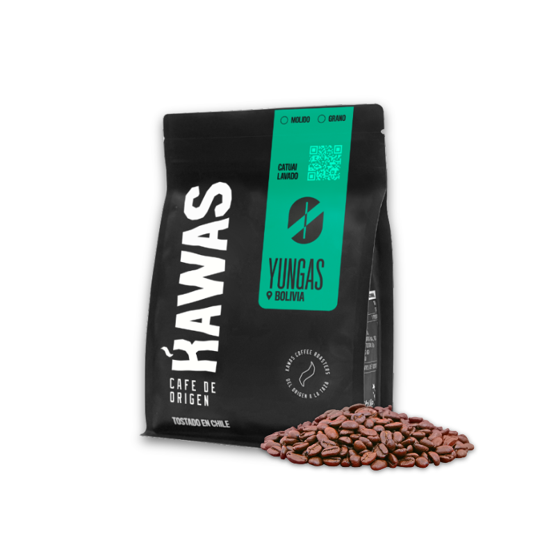 Paquete de Café Kawas Bolivia 250g - 100% Arábica Orgánico Grano

