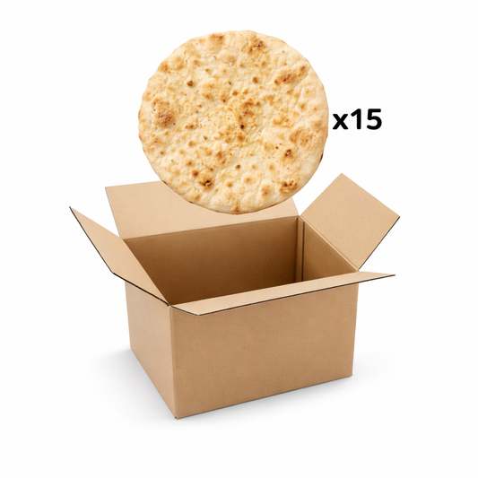 caja con 15 masas pizza