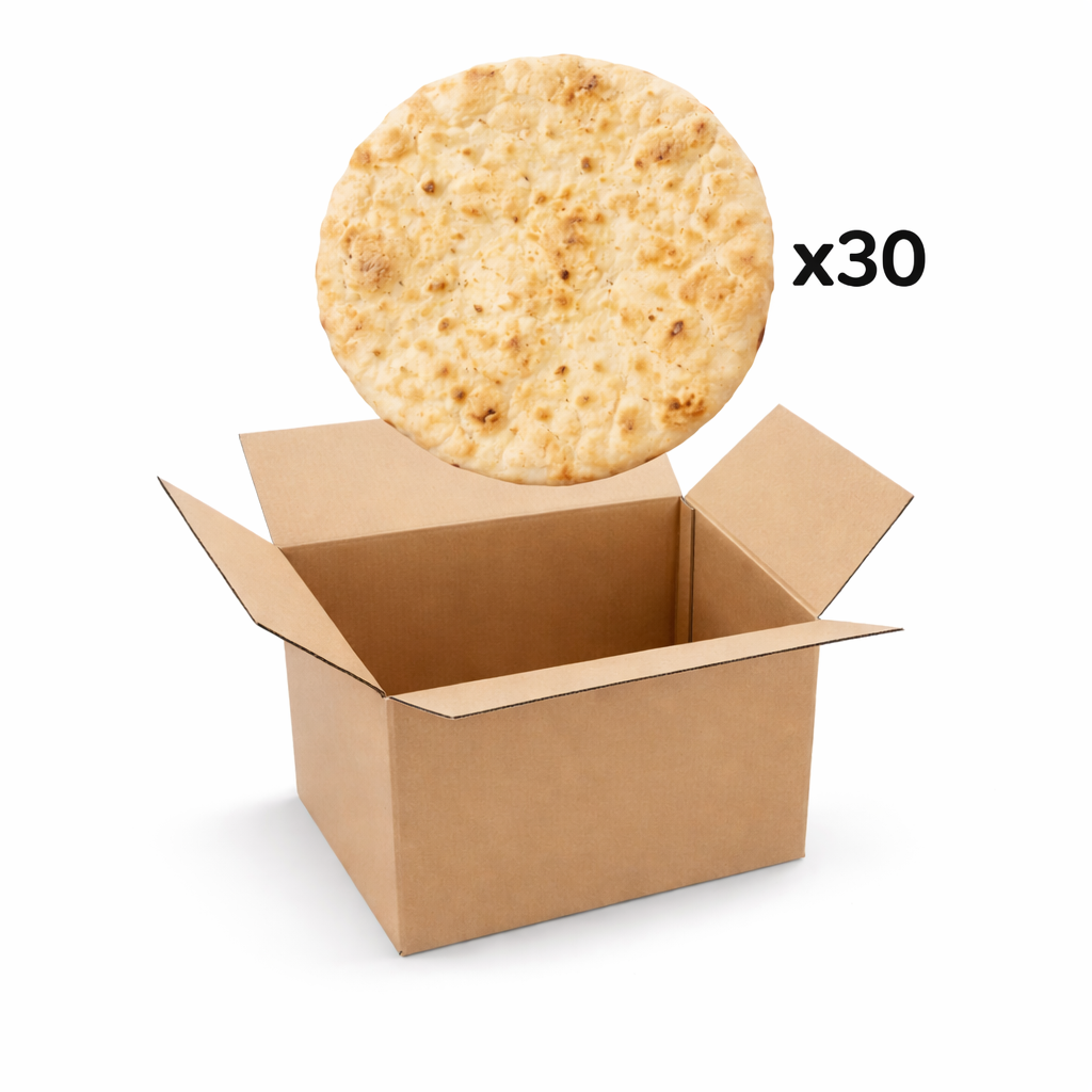 30 masas pizza en una caja