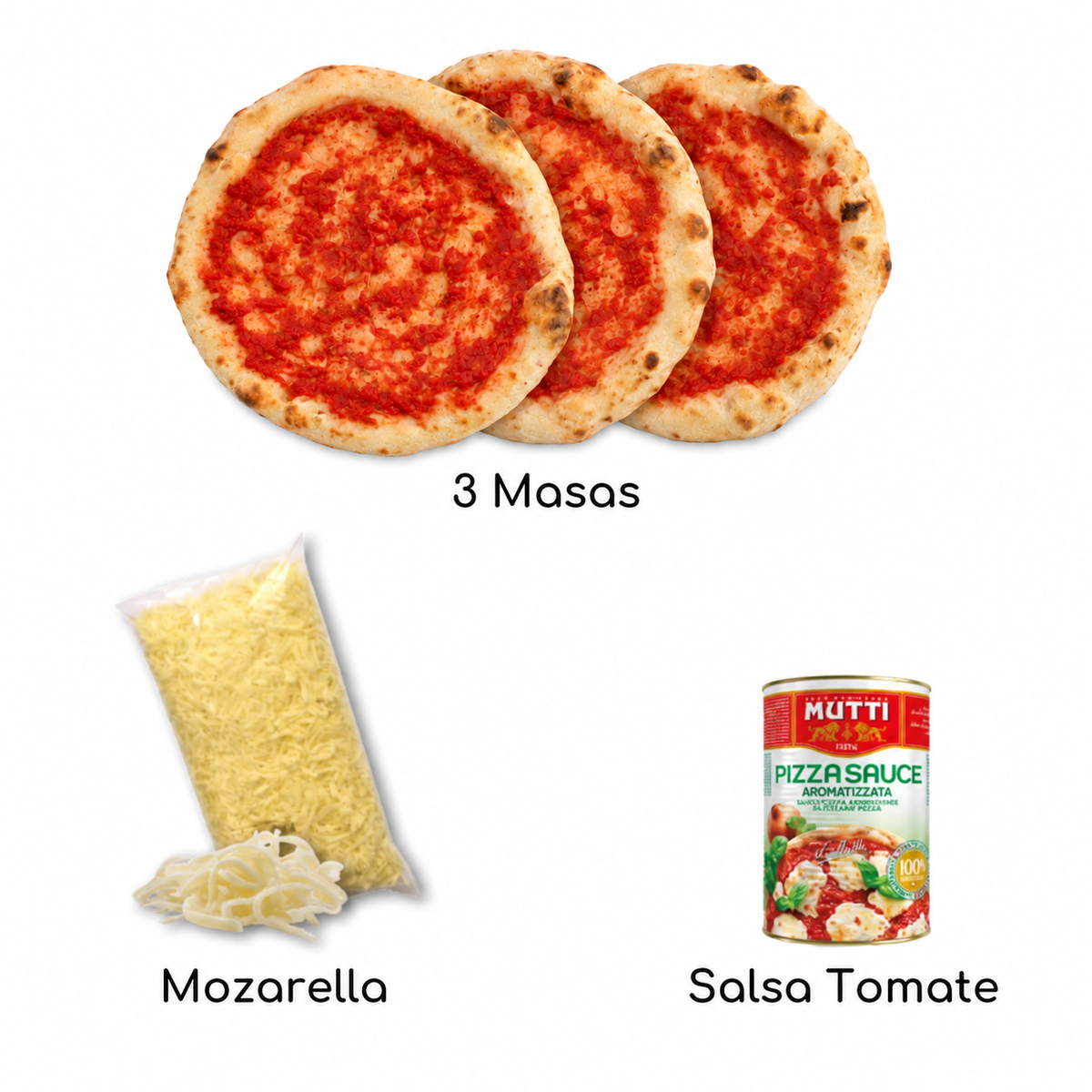 Ingredientes del kit pizza napolitana Classic Similæ